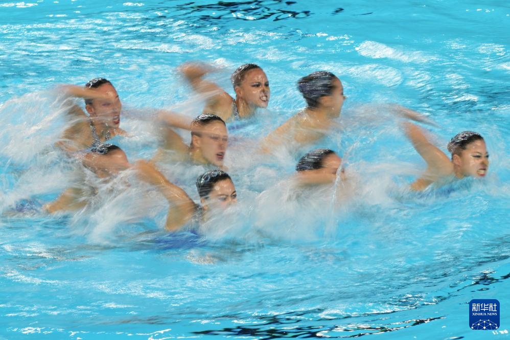 2025年世界游泳锦标赛——中国队获集体自由自选冠军 2025年世界游泳锦标赛——中国队获集体自由自选冠军