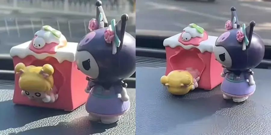 Labubu车内融化惨变Lababa！杭州人，快拿走车内的这些......