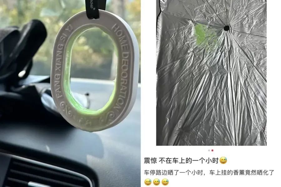 Labubu车内融化惨变Lababa！杭州人，快拿走车内的这些......