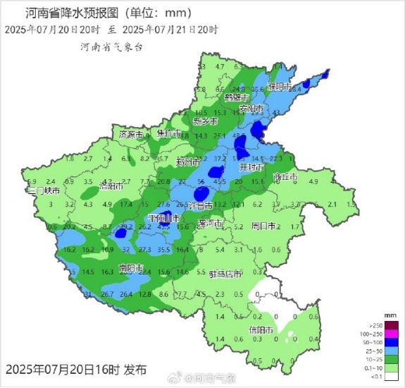 河南气温快速转场，未来几天重点防御短时强降水、雷暴大风！老乡，你那凉快不？