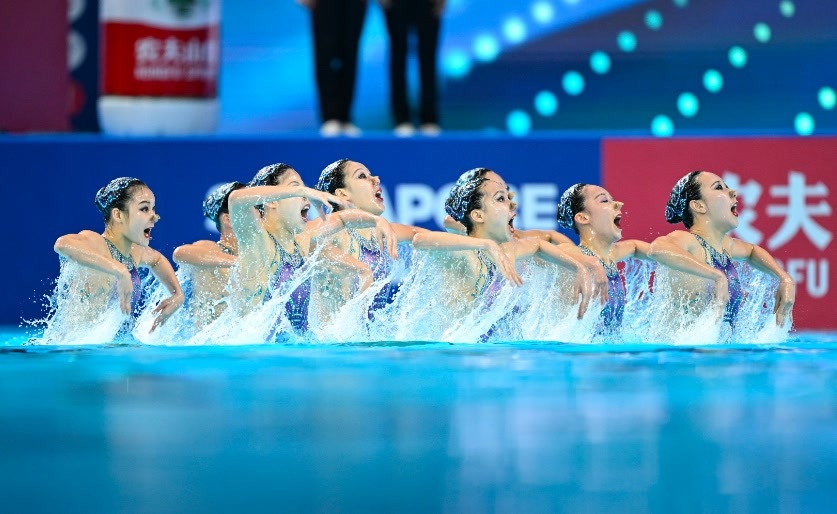 祝贺！中国队花游世锦赛再夺一金