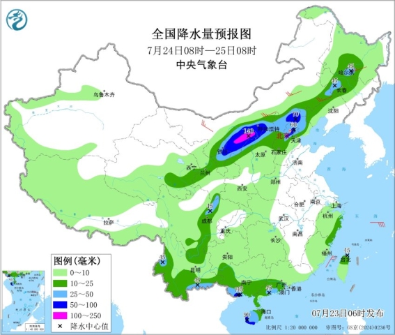 北方警惕暴雨过程再度来袭 西北地区东部至东北地区中部有强降雨 北方警惕暴雨过程再度来袭 西北地区东部至东北地区中部有强降雨