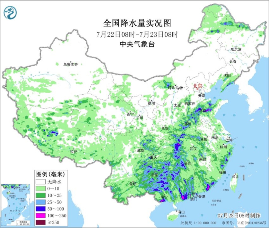 暴雨蓝色预警！北方地区将有一次强降雨过程