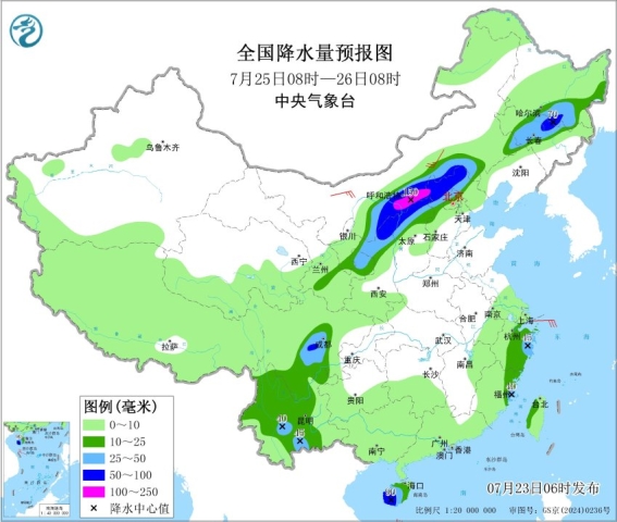 北方警惕暴雨过程再度来袭 西北地区东部至东北地区中部有强降雨 北方警惕暴雨过程再度来袭 西北地区东部至东北地区中部有强降雨