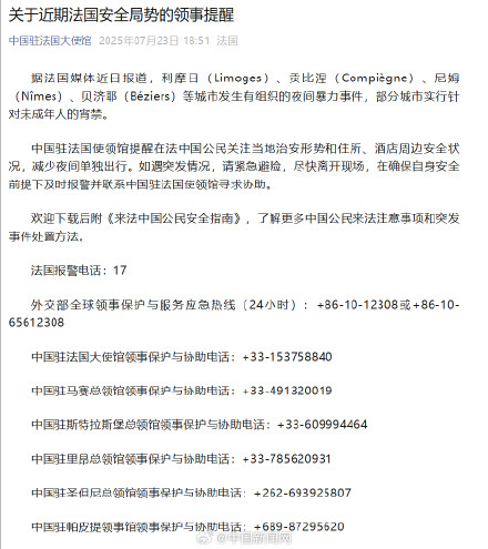 法国多地发生有组织的暴力事件