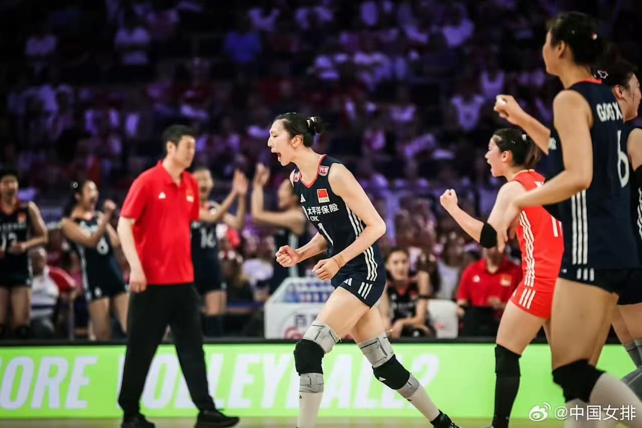 世联赛总决赛中国女排2:3负于波兰队无缘四强