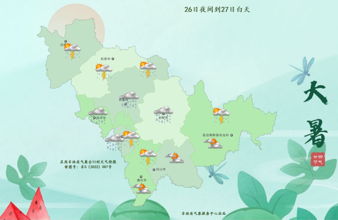 预警！大到暴雨！吉林省这些地方注意防范→