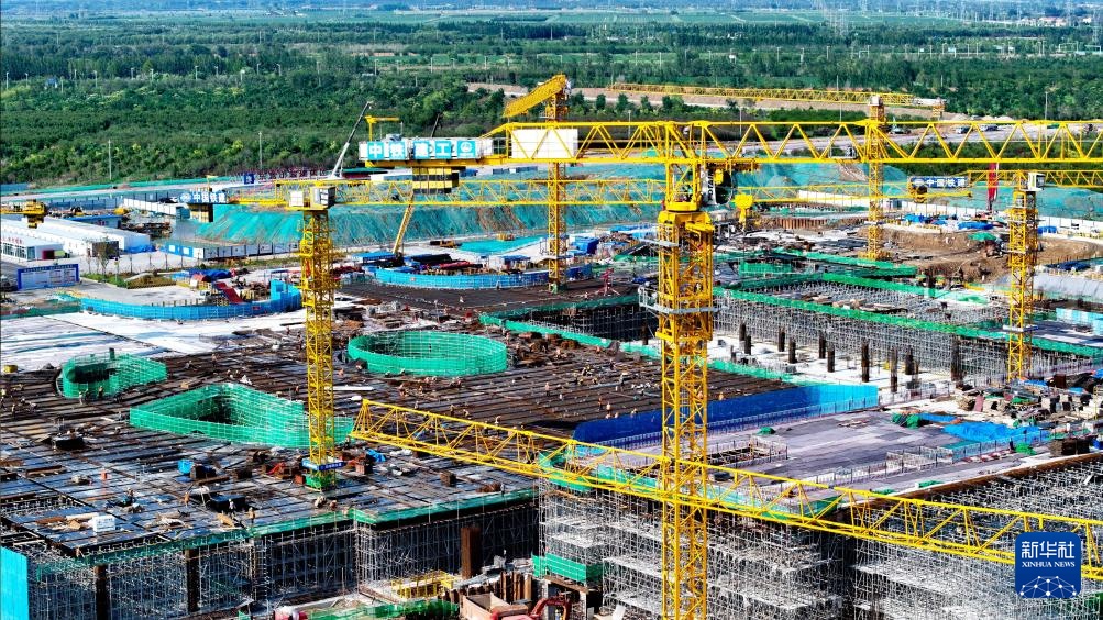 津潍高铁东营高铁站现代综合客运枢纽建设忙 津潍高铁东营高铁站现代综合客运枢纽建设忙