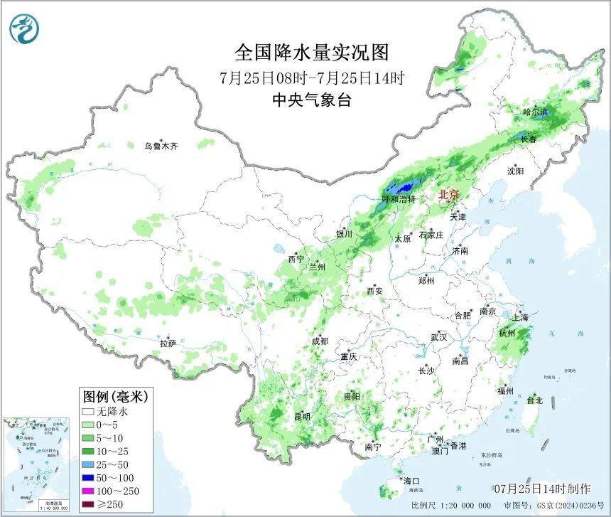 华北东北持续多雨，这些地方需警惕极端降雨致灾