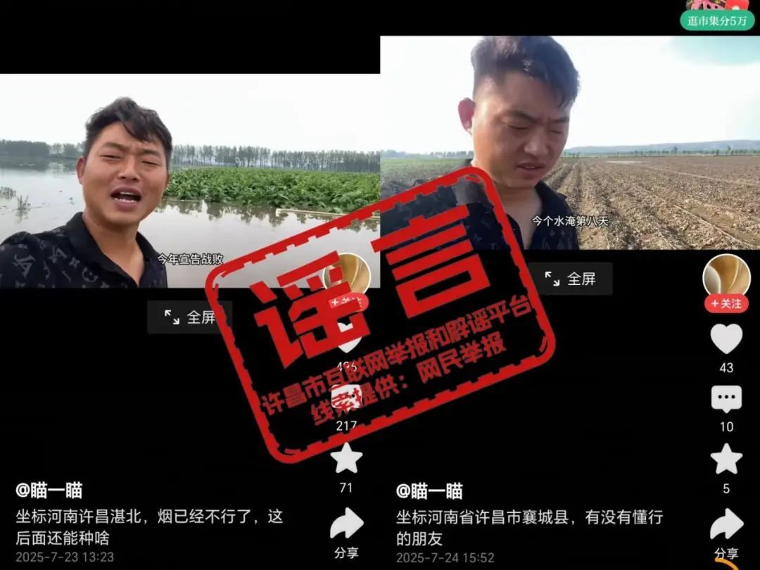 许昌湛北农田被淹？假的！