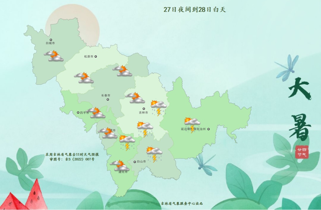 预警！大到暴雨！吉林省这些地方注意防范→