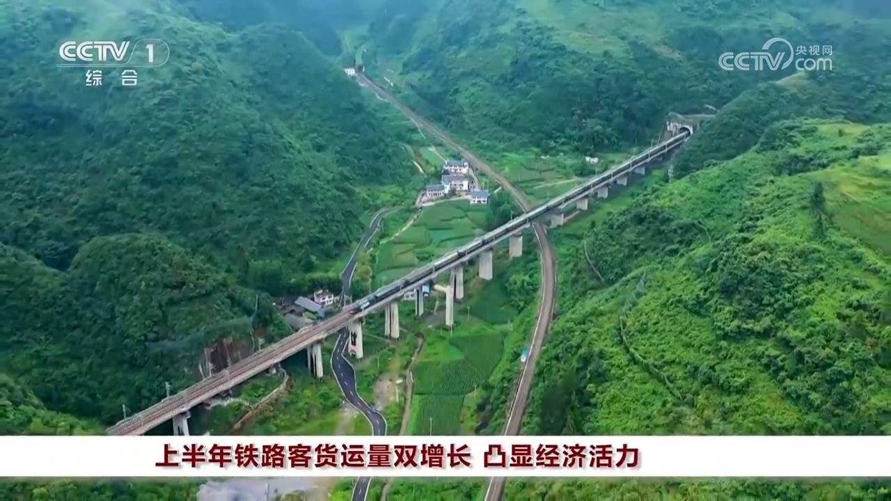 上半年铁路客货运量双增长 凸显经济活力