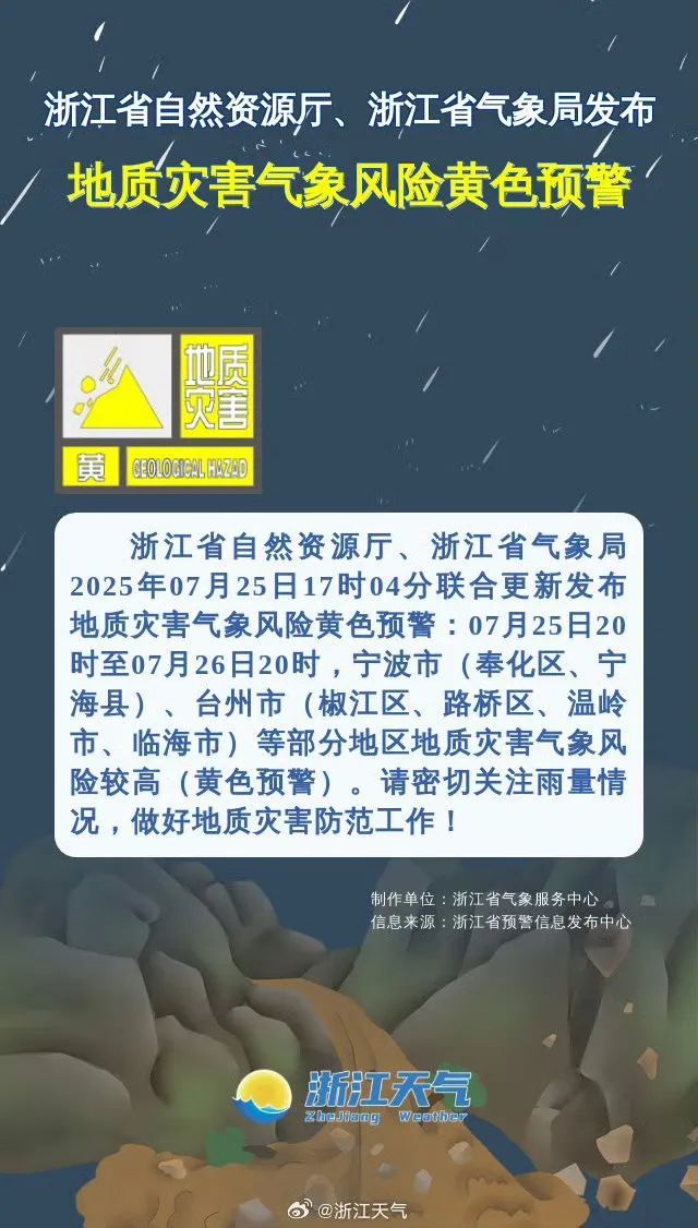 双台风“范斯高”“竹节草”将合并回旋！浙江89条预警连发！多地暴雨大暴雨