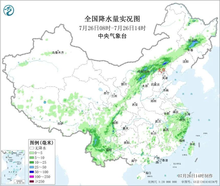 副热带高压终于要挪窝了！但这些地方还将有大到暴雨