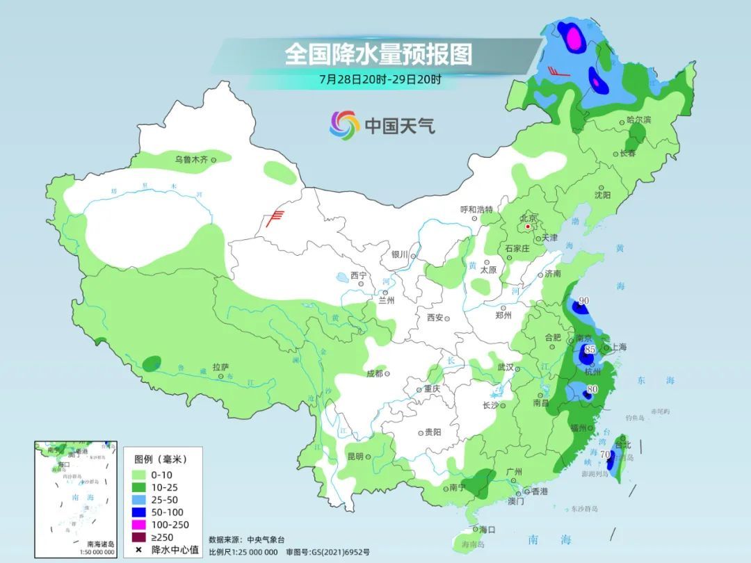 副热带高压终于要挪窝了！但这些地方还将有大到暴雨