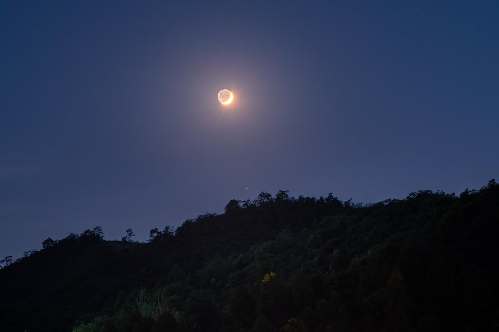 7月28日可赏火星伴月