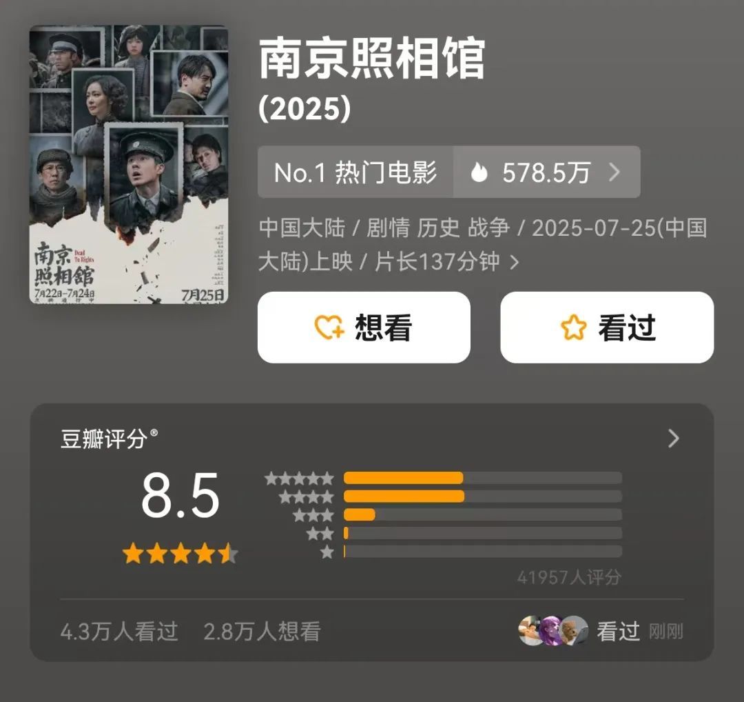 佟丽娅、马丽、宋茜……618万人次，走进“南京照相馆”！