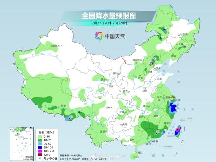 副热带高压终于要挪窝！华北东北持续多雨模式 &nbsp;华东雨水发展增多