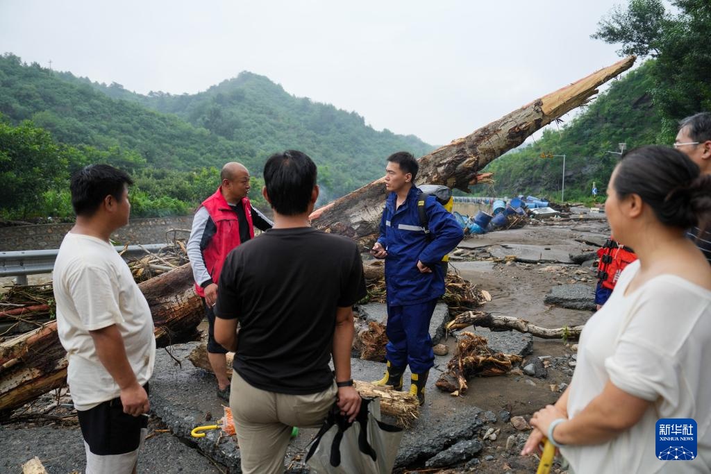 北京密云发生强降雨天气
