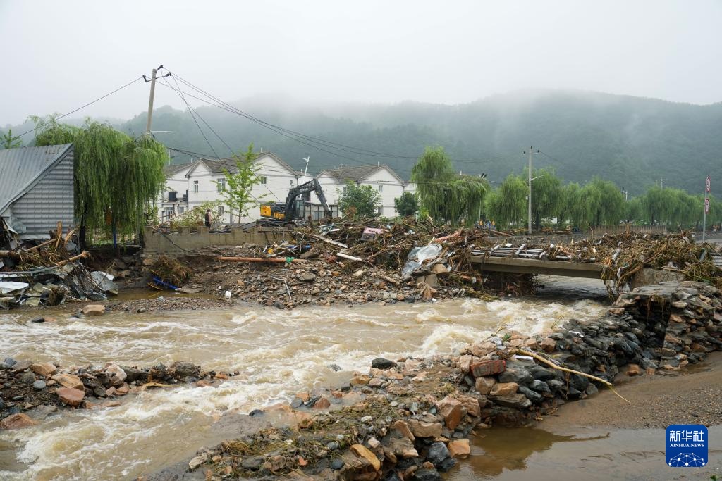 北京密云发生强降雨天气