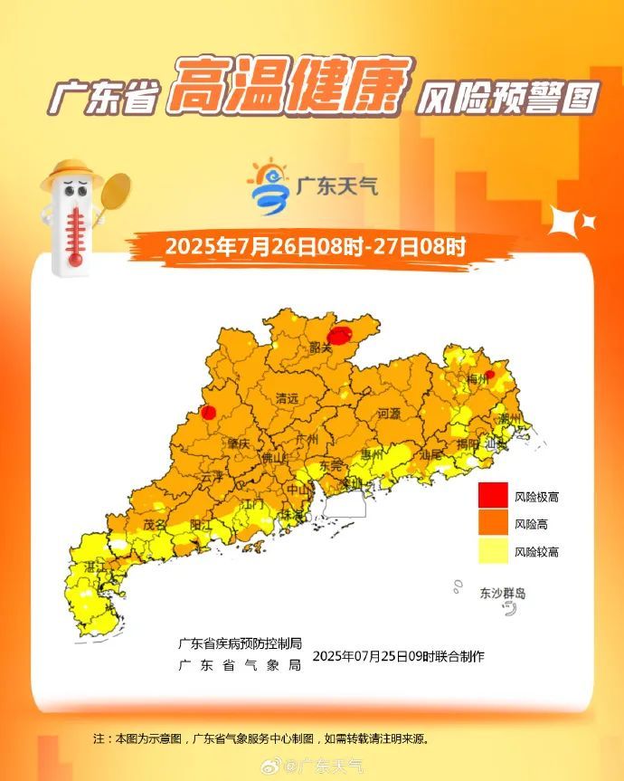 热热热！广州国家站测得地表温度49.4℃，未来几天还将......