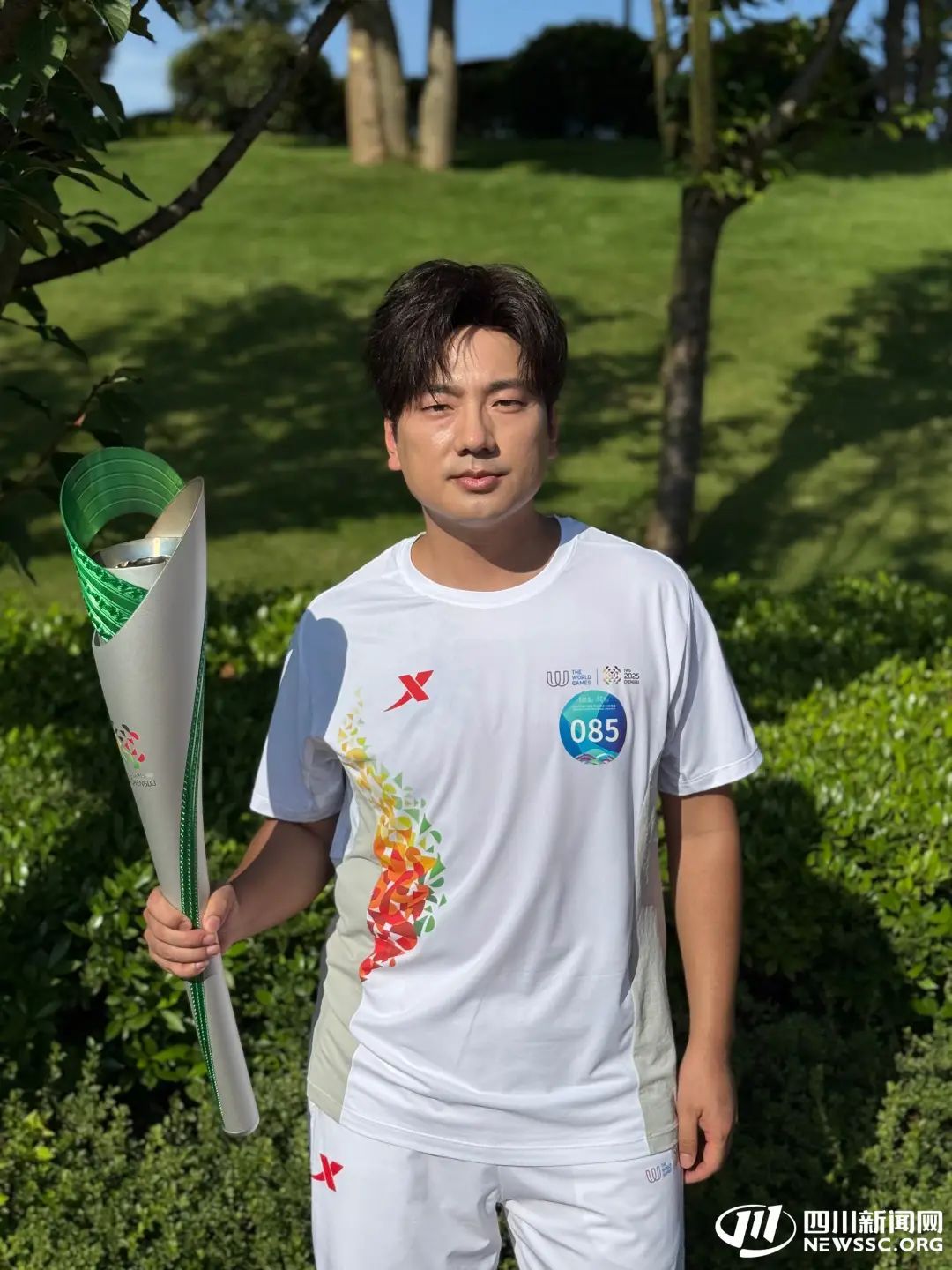 2025年第12届世界运动会火炬传递举行 8月7日开幕式见！