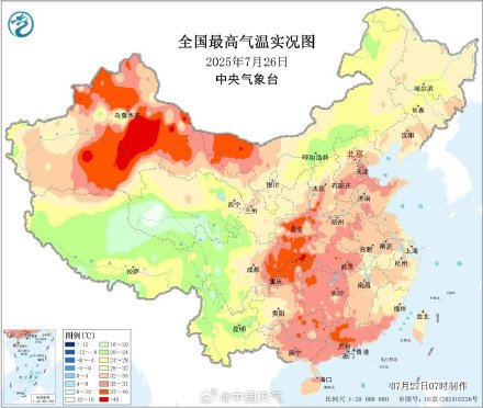 最低气温37.2℃!新疆吐鲁番打破夜温最高纪录 未来两天新疆局地仍有极端高温 最低气温37.2℃!新疆吐鲁番打破夜温最高纪录 未来两天新疆局地仍有极端高温