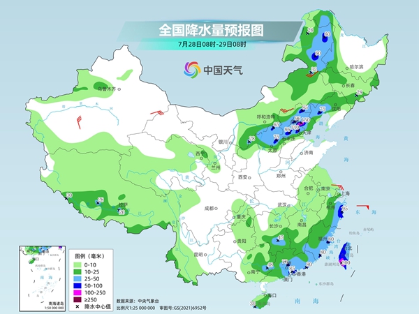 江浙沪等地雨势猛烈 中东部高温闷热天气耐力持久