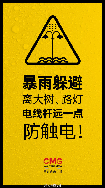 暴雨天这些安全知识要牢记