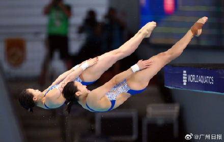 夺冠！陈芋汐/掌敏洁游泳世锦赛跳水女子双人10米台折桂