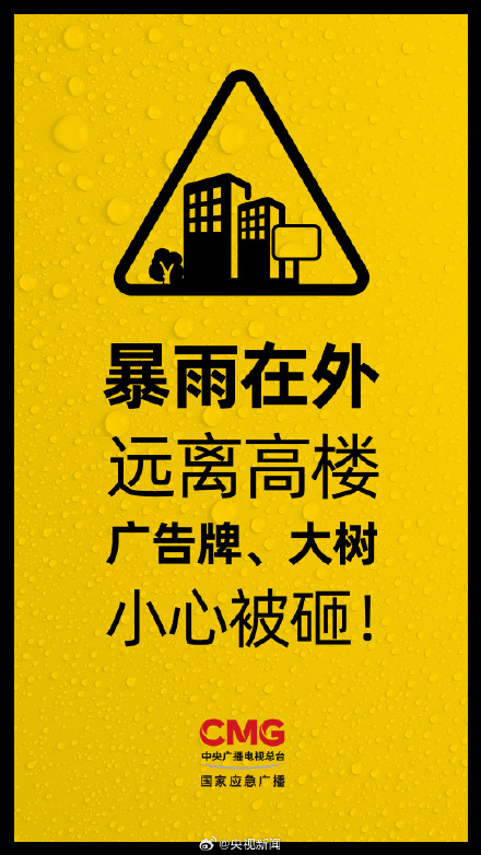 暴雨天这些安全知识要牢记