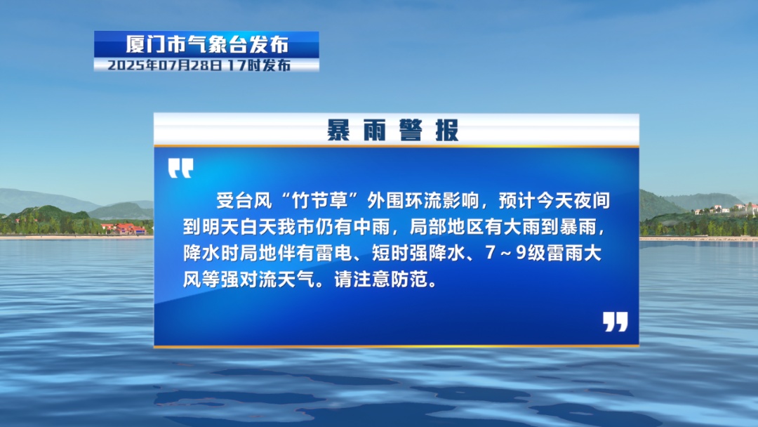 8号台风逼近！中雨！大到暴雨！即将抵达福建