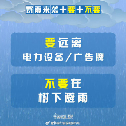 暴雨来袭十要十不要 须记牢