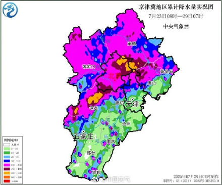 超4成区域降水超100毫米！京津冀本轮极端降雨到底有多强