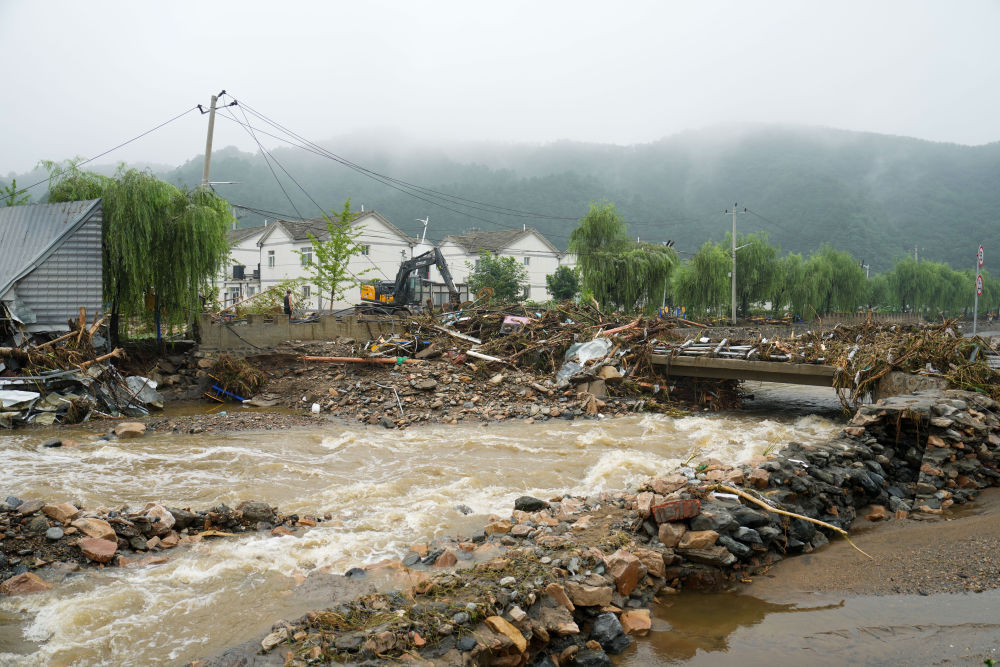 北京密云抗击暴雨灾害一线见闻