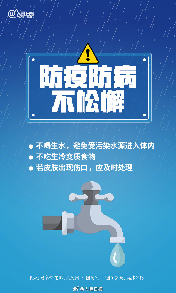 转存！暴雨天收好这10个安全提醒