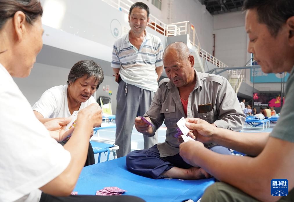 探访北京市平谷区体育中心安置点 探访北京市平谷区体育中心安置点