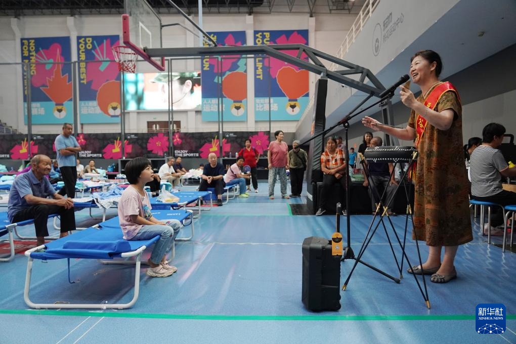 探访北京市平谷区体育中心安置点 探访北京市平谷区体育中心安置点