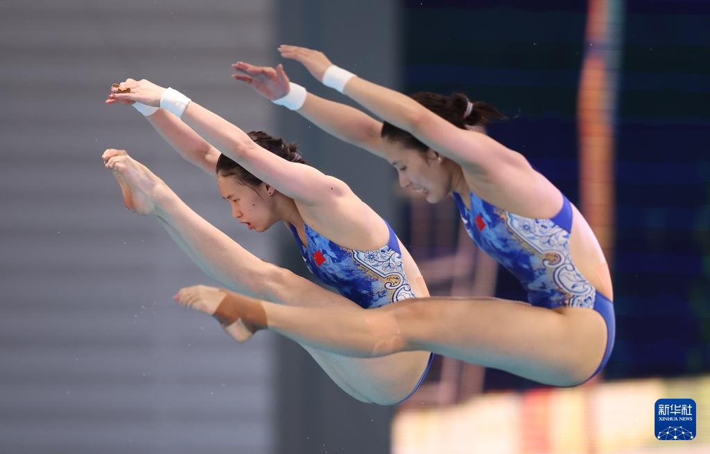 游泳世锦赛——女子双人10米台:陈芋汐/掌敏洁夺冠 游泳世锦赛——女子双人10米台:陈芋汐/掌敏洁夺冠