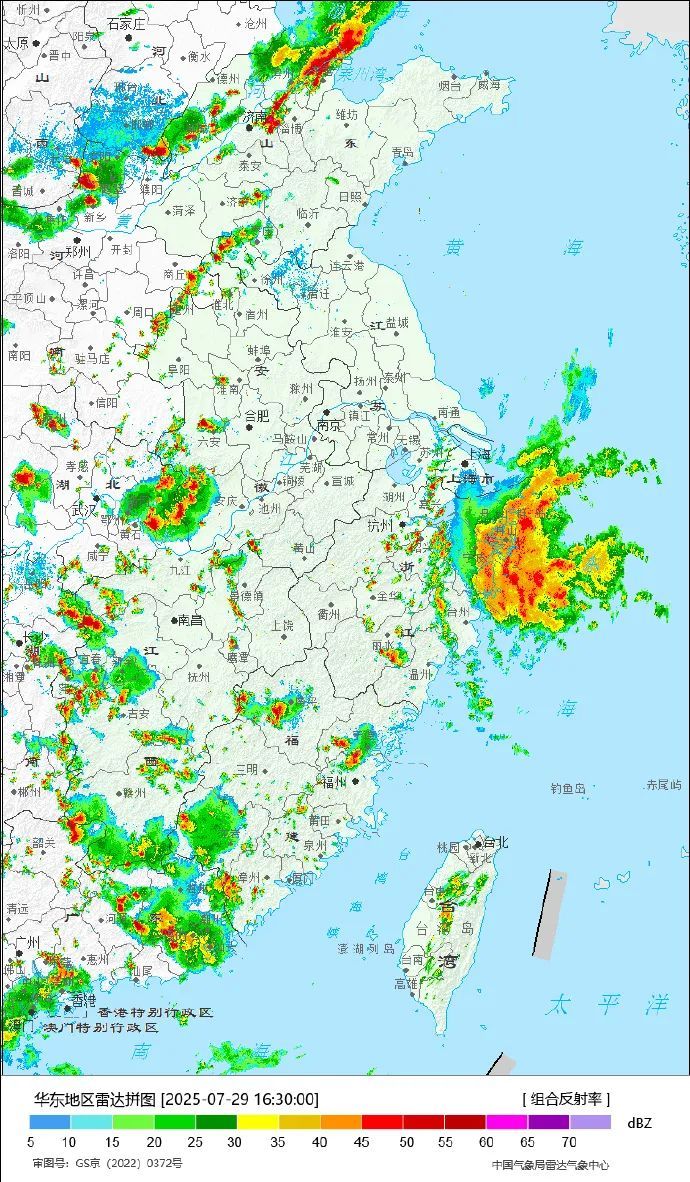 台风“竹节草”预计30日在浙江三门至江苏启东一带沿海登陆！江苏发布暴雨蓝色预警