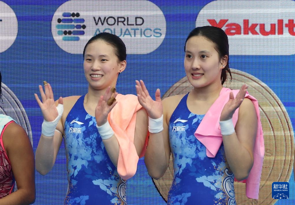 游泳世锦赛——女子双人10米台:陈芋汐/掌敏洁夺冠 游泳世锦赛——女子双人10米台:陈芋汐/掌敏洁夺冠