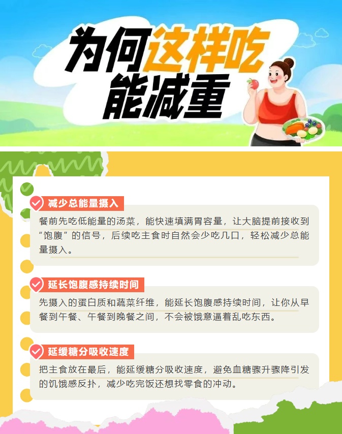 促消化、稳血糖还控制体重 这个推荐进食顺序请记好