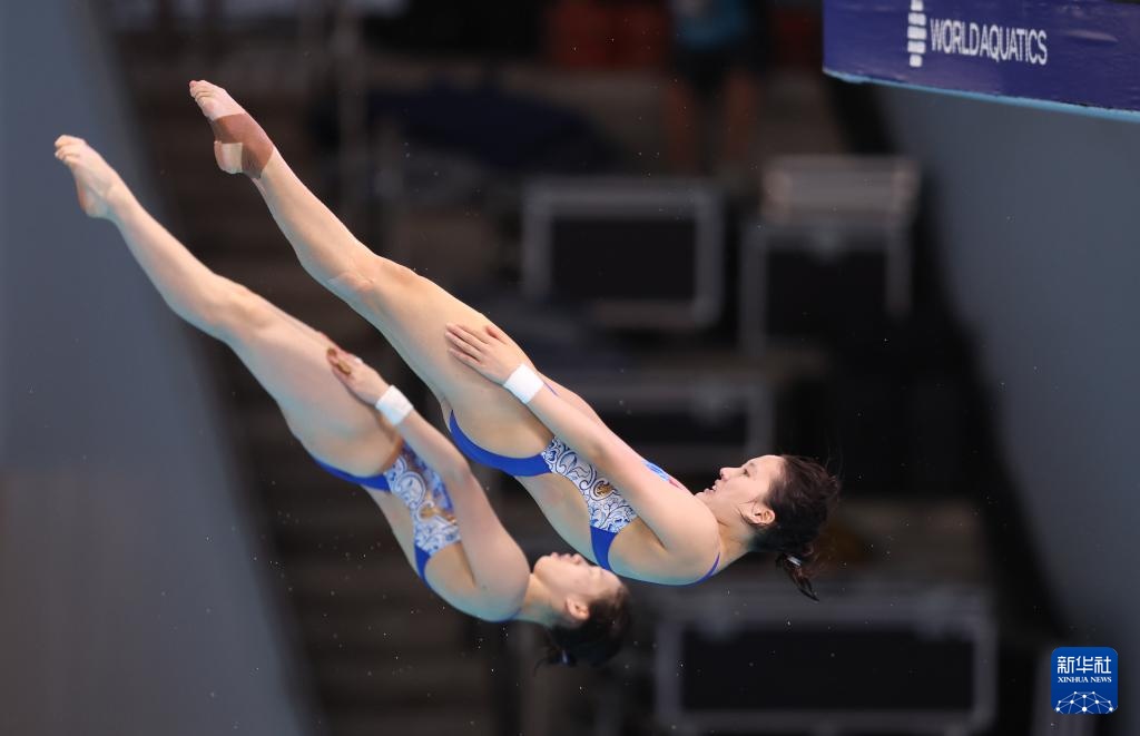 游泳世锦赛——女子双人10米台:陈芋汐/掌敏洁夺冠 游泳世锦赛——女子双人10米台:陈芋汐/掌敏洁夺冠