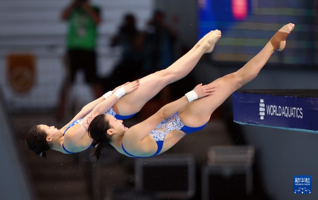 游泳世锦赛——女子双人10米台:陈芋汐/掌敏洁夺冠 游泳世锦赛——女子双人10米台:陈芋汐/掌敏洁夺冠