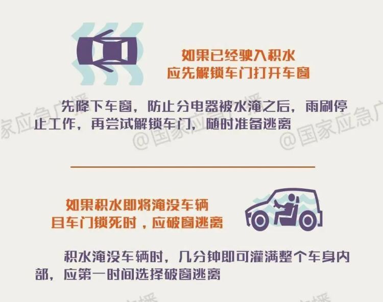 暴雨天出行,这份安全指南一定要收好! 暴雨天出行,这份安全指南一定要收好!