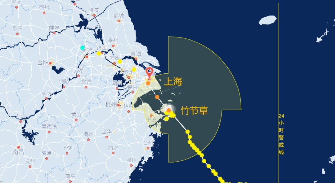 浦东南部到奉贤一带注意！“竹节草”今天晚高峰前后或将二次登陆