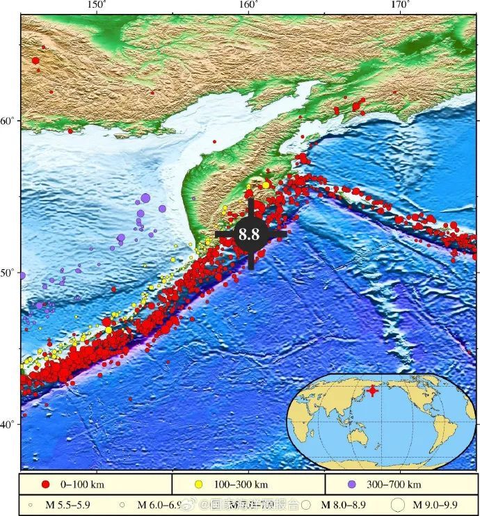 8.7级地震引发海啸，预计对我国台湾、浙江、上海等地沿岸造成灾害性影响！海啸波抵达时间在……