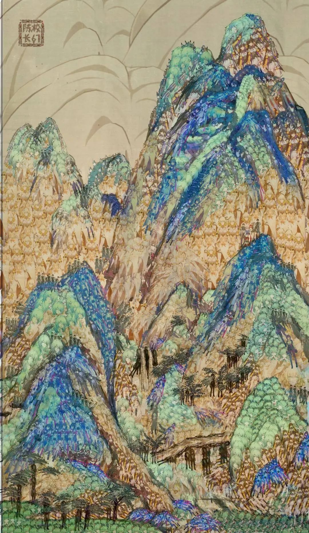 “抽象拼好画”?博主用10000个二次元角色拼出《蒙娜丽莎》 “抽象拼好画”?博主用10000个二次元角色拼出《蒙娜丽莎》