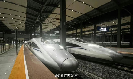 昌九高铁先行开通段试运行！