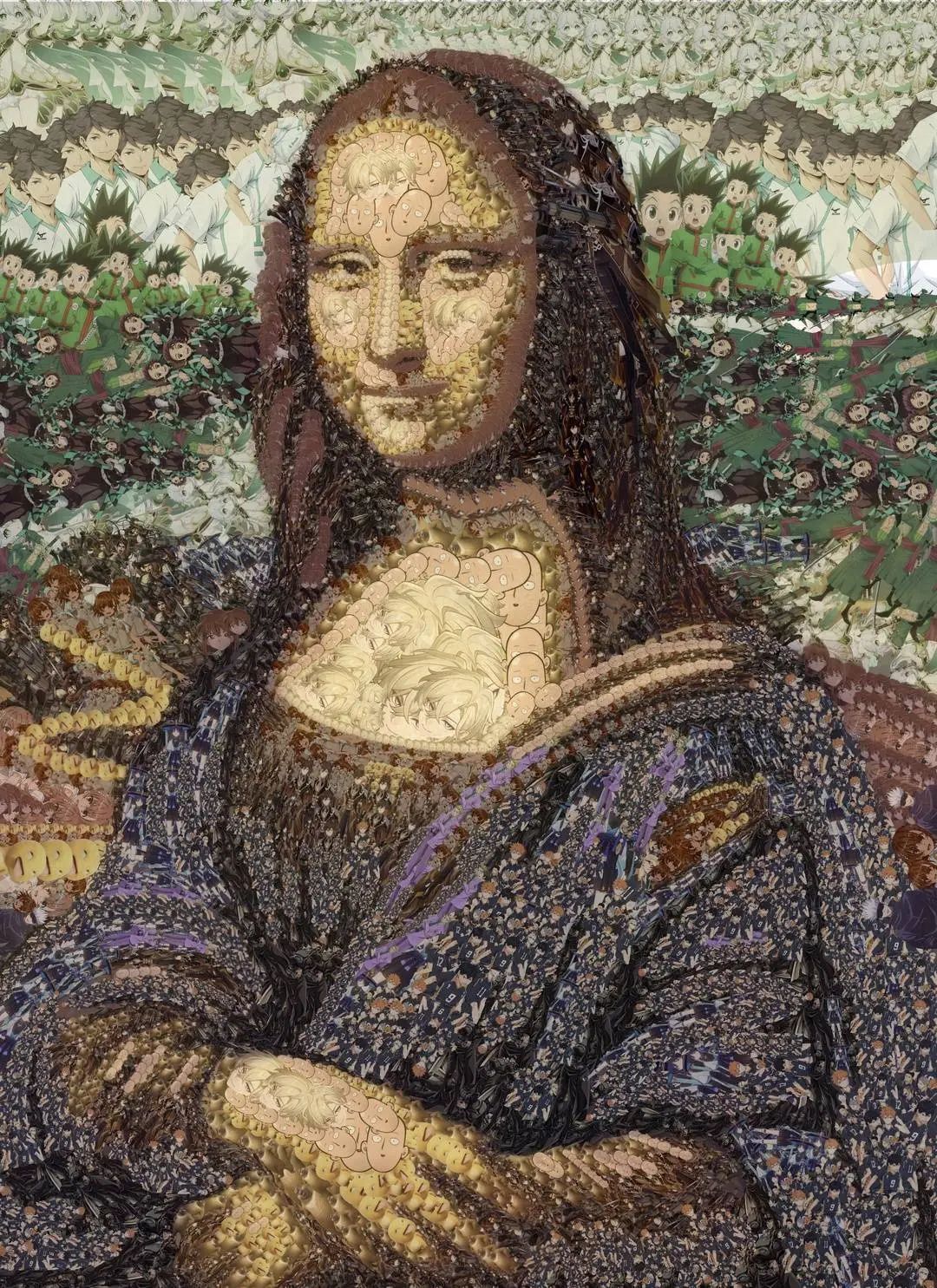 “抽象拼好画”?博主用10000个二次元角色拼出《蒙娜丽莎》 “抽象拼好画”?博主用10000个二次元角色拼出《蒙娜丽莎》